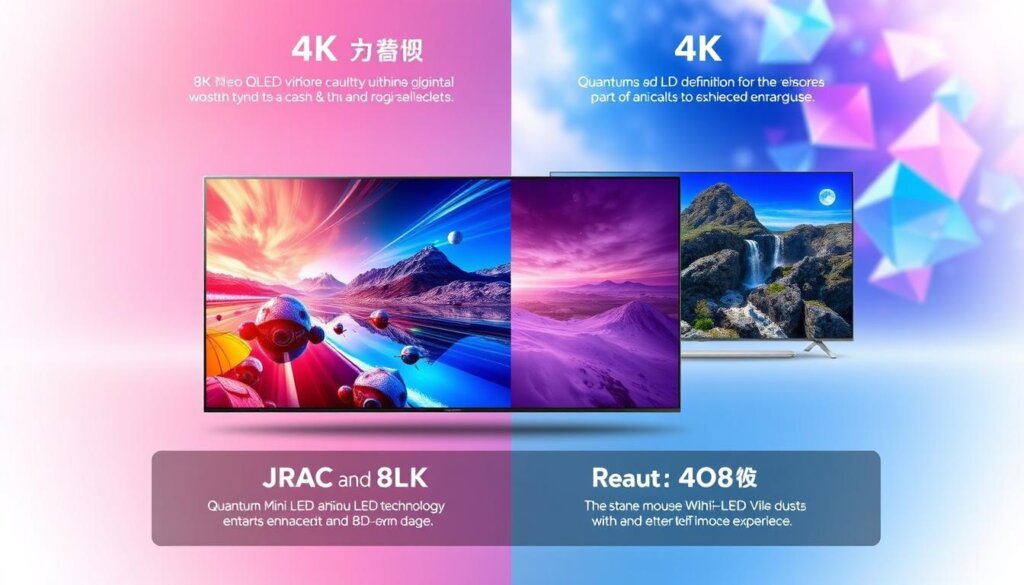 4K vs 8K 콘텐츠 비교